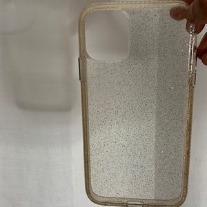 Sparkly grey iPhone case